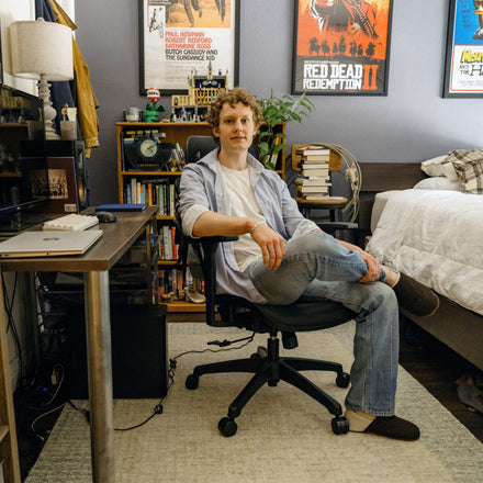 Young adult living at home with parents