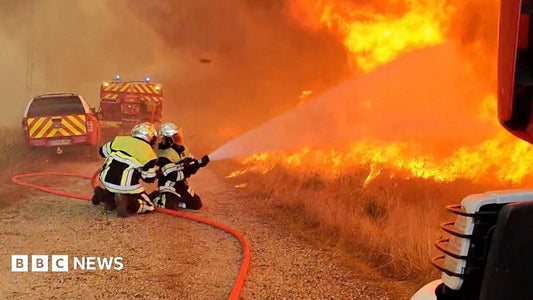 Wildfire in south-west France