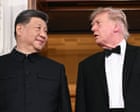 Donald Trump greeting Xi Jinping on the White House South Lawn during the 2024 summit