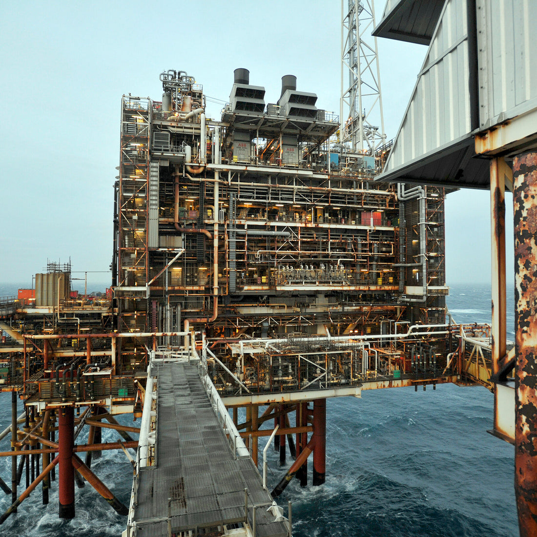 BP North Sea oil rig