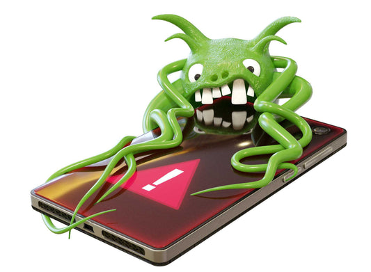 Screenshot of a malicious Android app masquerading as a system update on a smartphone