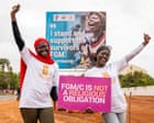 Chart illustrating the estimated 230 million women and girls affected by female genital mutilation worldwide