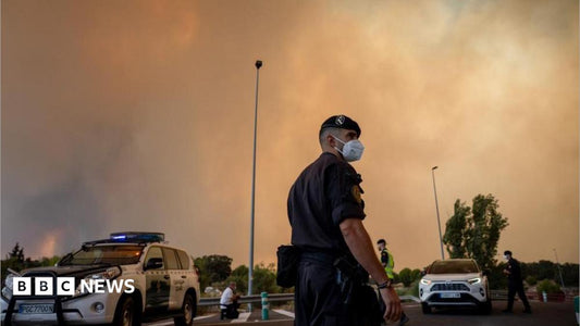 Wildfire in Madrid