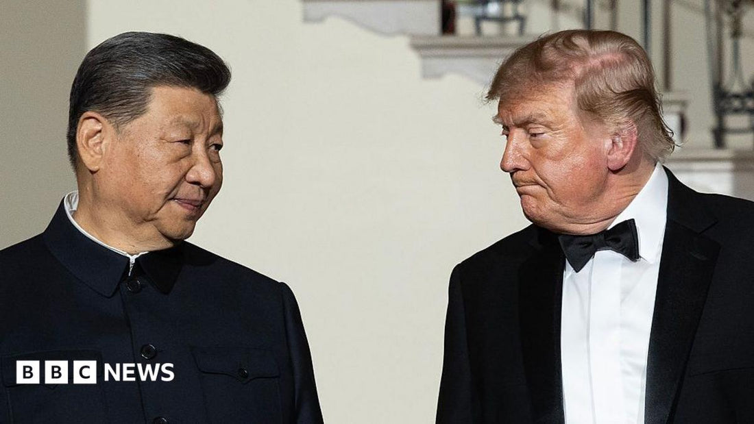 Photo of the Trump and Xi Jinping handshake outside the White House during the 2020 summit