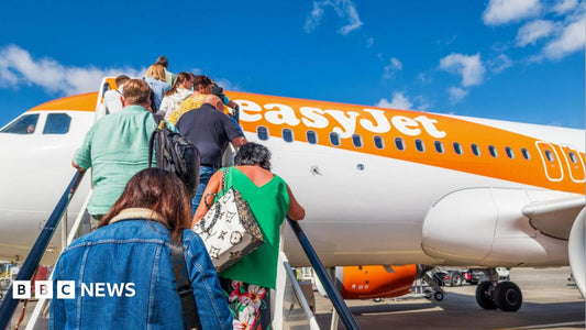 EasyJet airplane taking off