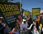 US and Brazil flags