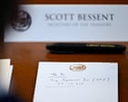 US Treasury Secretary Scott Bessent