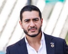 Abdul El‑Sayed debating Jesse Watters on a Fox News set, microphones and studio lights visible.