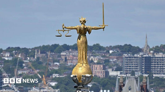 Courtroom equipped with encrypted video link allowing a rape survivor to testify from a private room