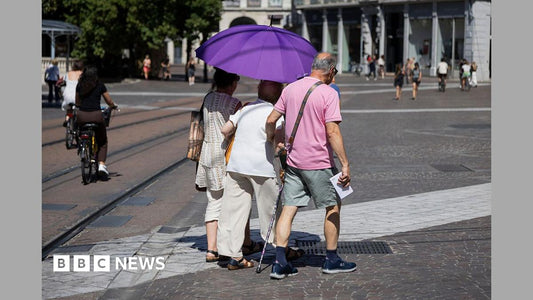 Heatwave warning sign