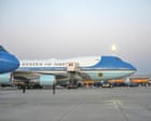 President Trump boarding Air Force One