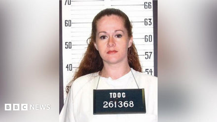 Execution chamber interior at Tennessee prison where Christa Pike's lethal injection was attempted