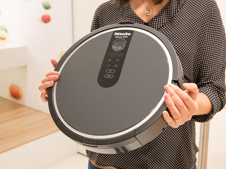 A Roomba robot vacuum