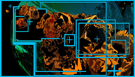 Reconstructed visual scene generated from fMRI data using an AI decoding algorithm