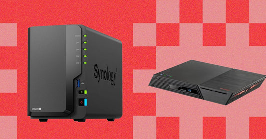 A NAS device with multiple hard drives