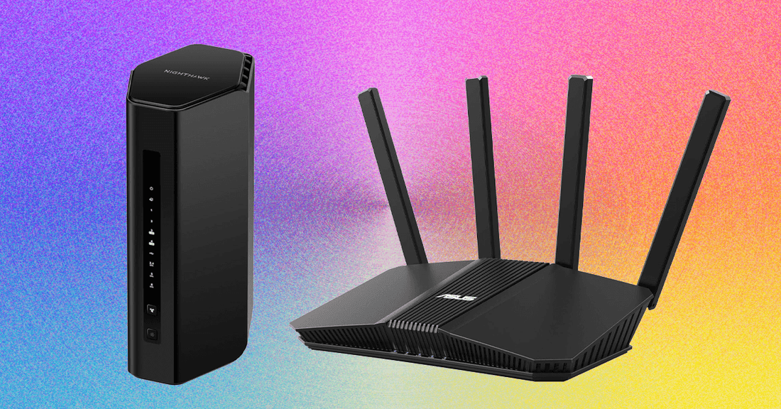 Wi-Fi router on a desk