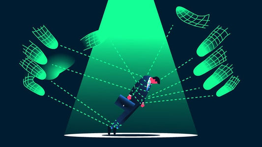 Diagram showing an AI agent scanning and exploiting a misconfigured API to gain database access