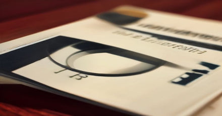 Credit card with a magnifying glass