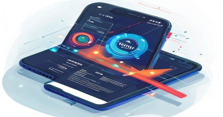 Phishing scam alert on a smartphone screen