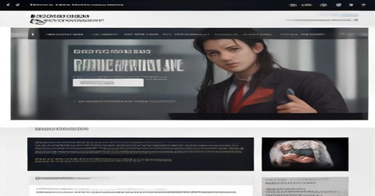 Screenshot of a fabricated company website used to attract recruitment scammers