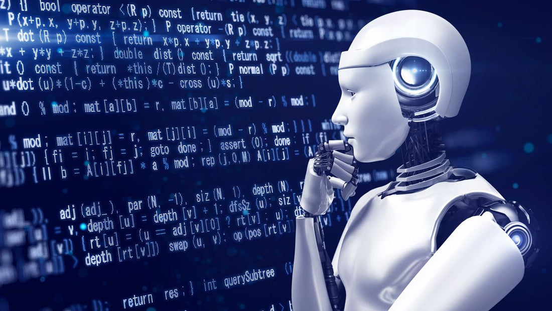 Humanoid robot walking on a treadmill