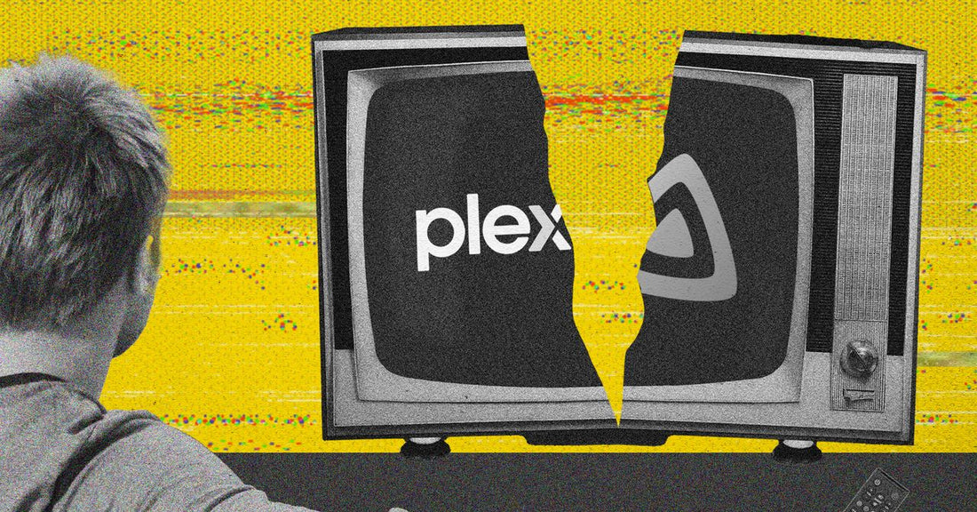 A person streaming local media on their TV