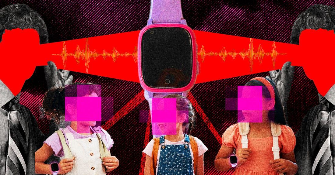 Smartwatch with a red warning symbol