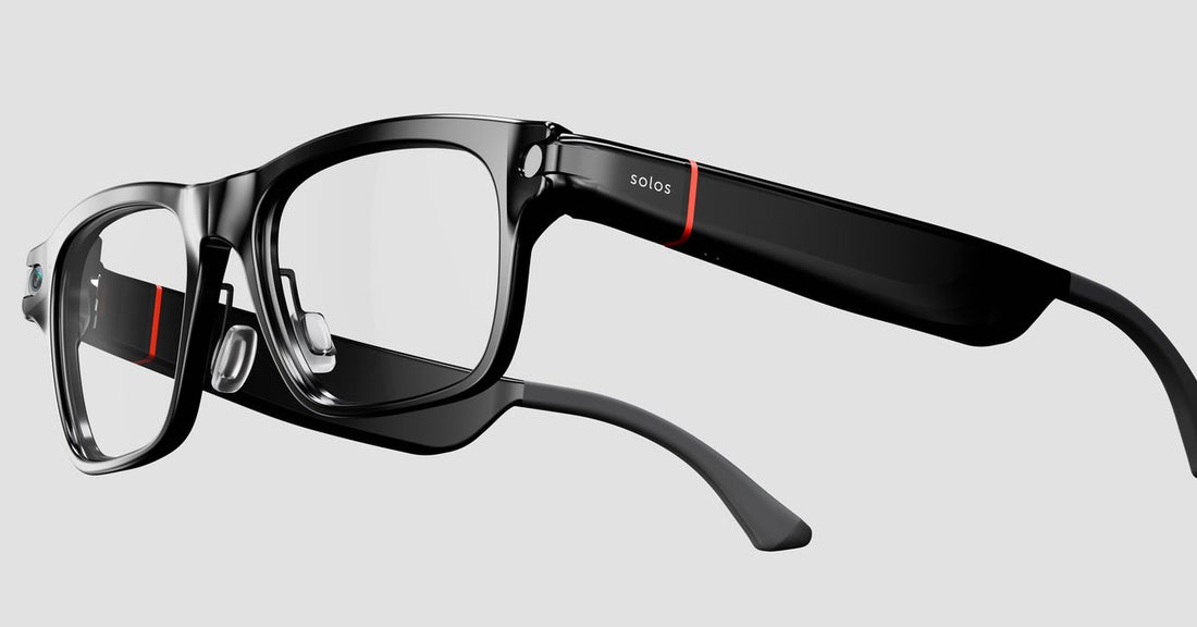 Solos smart glasses with privacy shield