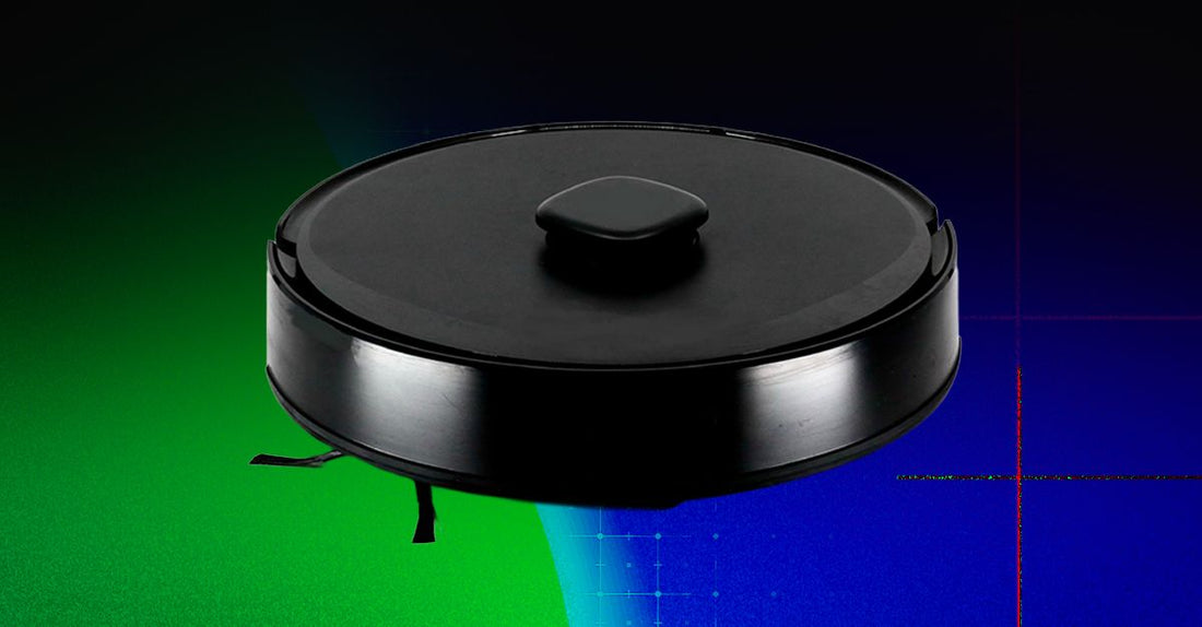 A robotic vacuum cleaner