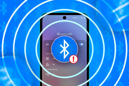 Screenshot of iPhone Find My app displaying nearby Bluetooth devices with signal strength bars