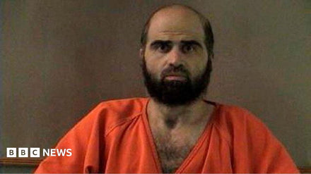 Official statement photo of President Donald Trump addressing the cancelled Fort Hood execution livestream