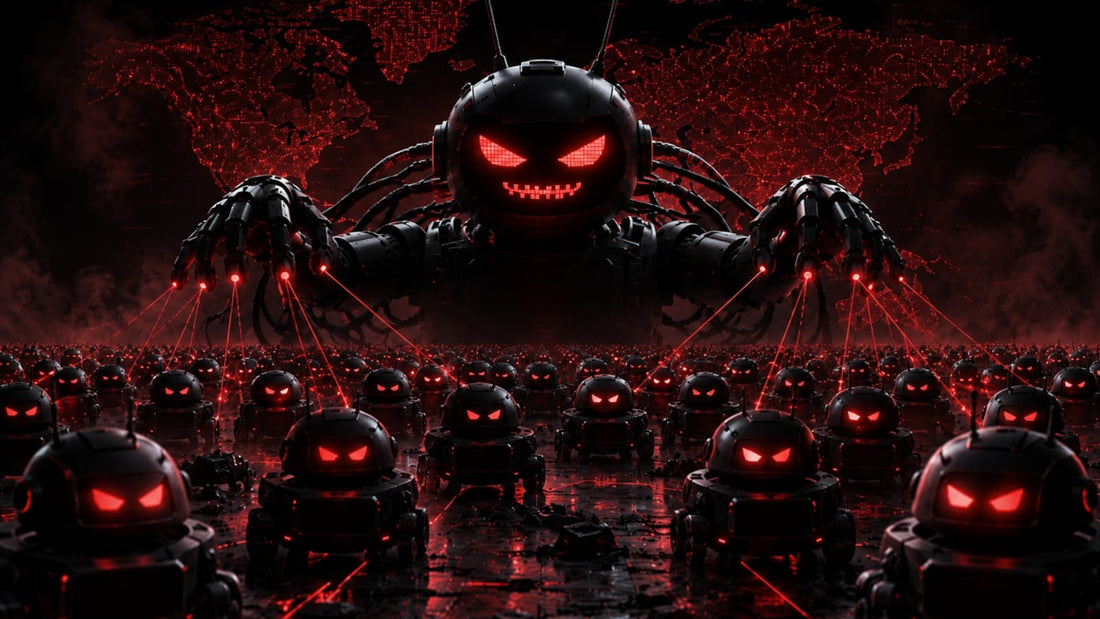 Infected router with malware