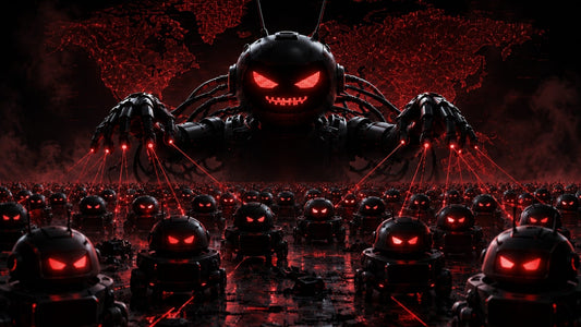 Infected router with malware