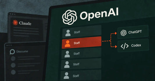 Diagram illustrating the two‑step exploit chain that used a forum bug and token replay to access OpenAI internal code.