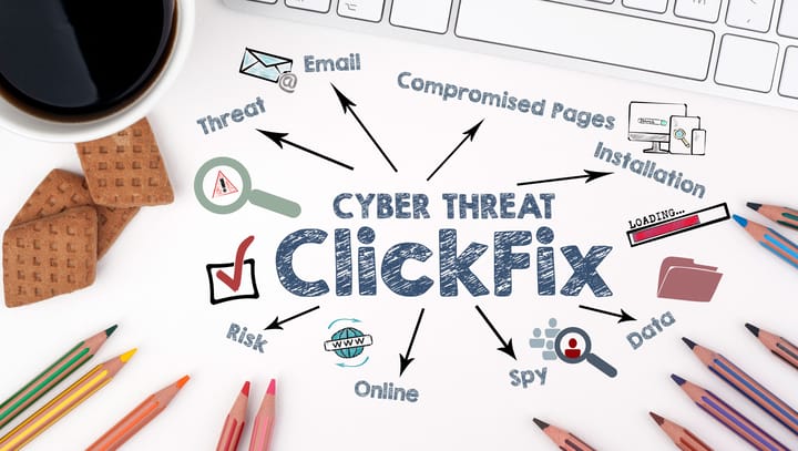 Malware attack warning sign