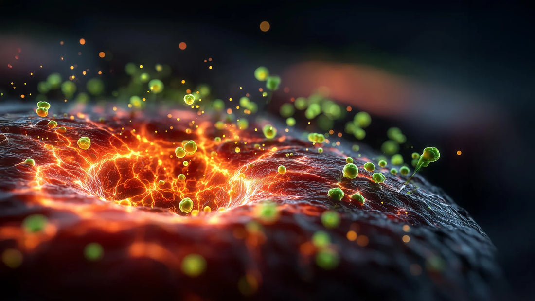A microscope image of a frog bacterium