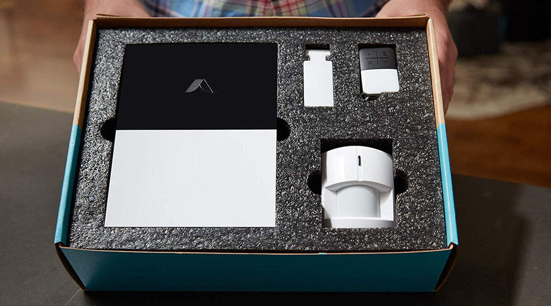 A home security system control panel