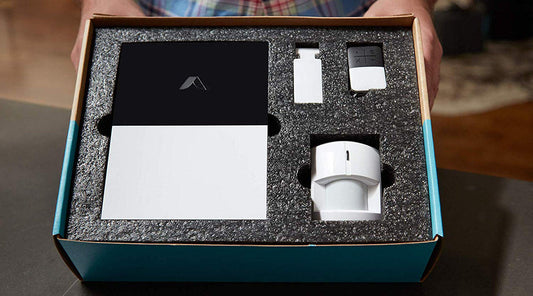 A home security system control panel