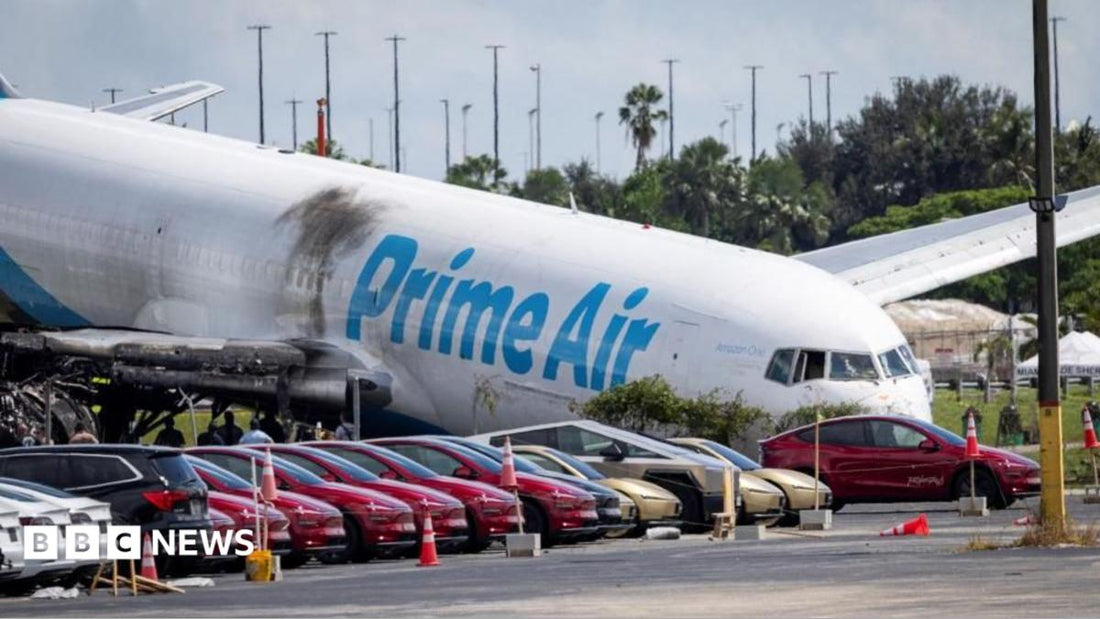 Recovered cockpit voice recorder from the Amazon cargo plane crash at Miami International Airport