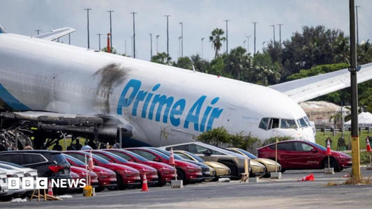 Recovered cockpit voice recorder from the Amazon cargo plane crash at Miami International Airport