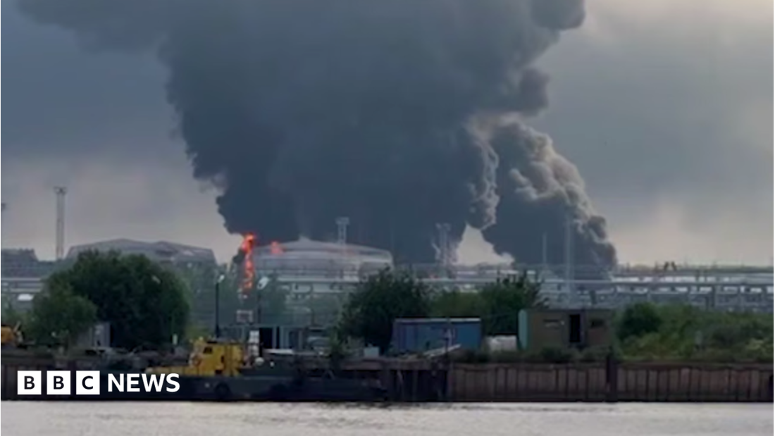 Oil terminal in St Petersburg