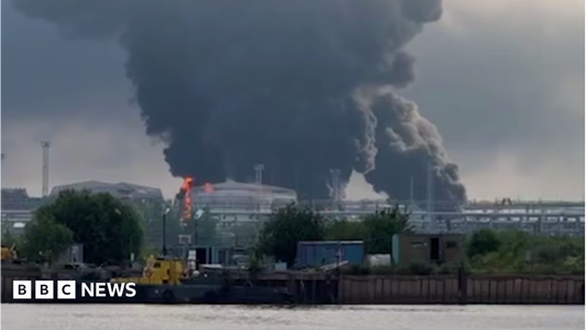 Oil terminal in St Petersburg