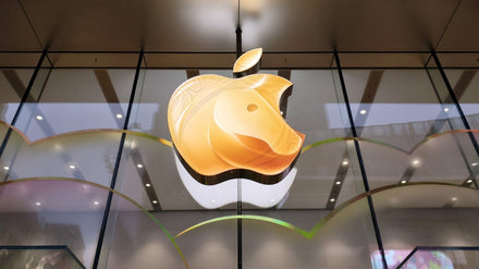 Apple devices on a table