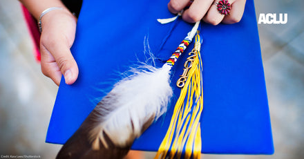 Montana classroom with Native American students participating in a culturally specific lesson