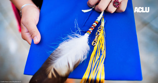Montana classroom with Native American students participating in a culturally specific lesson