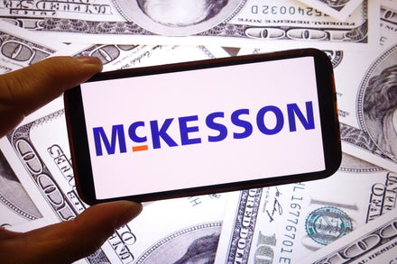 Diagram showing how patient data flows through McKesson's distribution network before the breach
