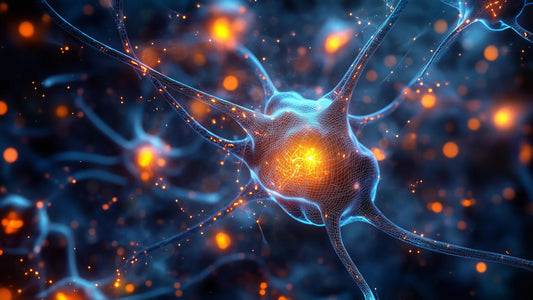 A diagram of the brain showing the location of focus filter neurons