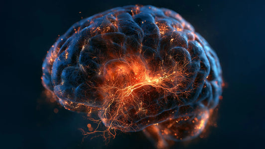 MRI image showing reduced hippocampal volume in a person diagnosed with depression