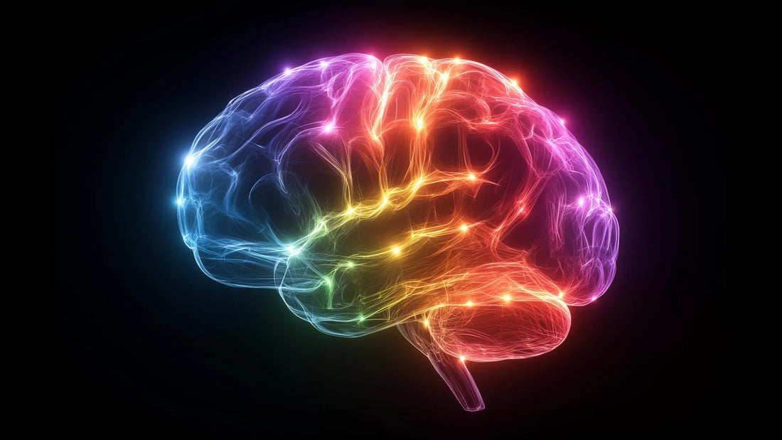 Diagram showing cortisol binding to hippocampal receptors and enhancing synaptic plasticity