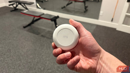 Diagram showing a motion sensor linked to smart bulbs, plugs, and a voice assistant in a home network
